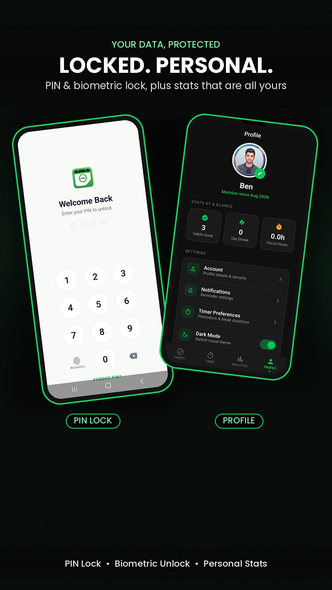 Screenshot of Habit Planner